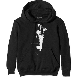 Amy Winehouse - Scarf Portrait Uni Bl Hoodie in the group MERCHANDISE / Hoodies / RnB-Soul at Bengans Skivbutik AB (5551294r)