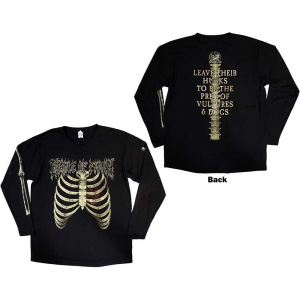 Cradle Of Filth - Skeleton Uni Bl Long Sleeve  in the group MERCHANDISE / Hoodies / Hårdrock at Bengans Skivbutik AB (5552147r)