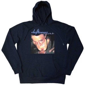 Deftones - Around The Fur Uni Navy Hoodie  in the group MERCHANDISE / Hoodies / Hårdrock at Bengans Skivbutik AB (5552151r)