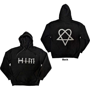 Him - Logo Uni Bl Hoodie in the group MERCHANDISE / Hoodies / Hårdrock at Bengans Skivbutik AB (5552883r)