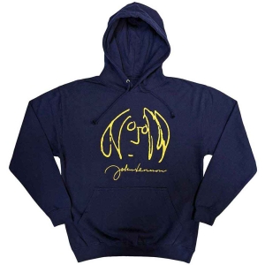 John Lennon - Self Portrait Uni Navy Hoodie in the group MERCHANDISE / Hoodies / Pop-Rock at Bengans Skivbutik AB (5552907r)