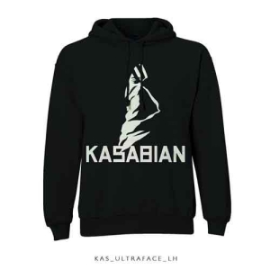 Kasabian - Ultra Face Uni Bl Hoodie in the group MERCHANDISE / Hoodies / Pop-Rock at Bengans Skivbutik AB (5552911r)