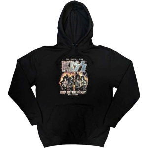 Kiss - End Of The Road Final Tour Bl Hoodie in the group MERCHANDISE / Hoodies / Hårdrock at Bengans Skivbutik AB (5552918r)