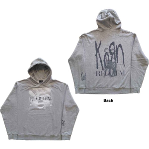 Korn - Requiem Uni Grey Hoodie in the group MERCHANDISE / Hoodies / Hårdrock at Bengans Skivbutik AB (5552921r)