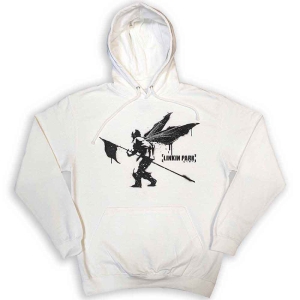 Linkin Park - Street Soldier Uni Wht Hoodie in the group MERCHANDISE / Hoodies / Hårdrock at Bengans Skivbutik AB (5553202r)