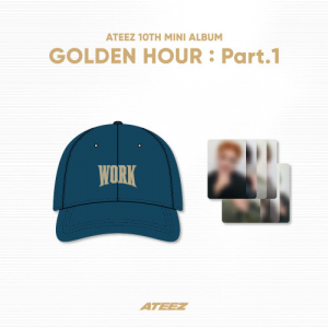 Ateez - Golden Hour Official MD Work Ball Cap in the group MERCHANDISE / Merch / K-Pop at Bengans Skivbutik AB (5553406)