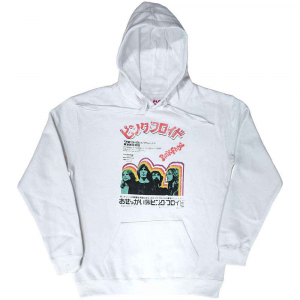 Pink Floyd - Japanese Poster Uni Wht Hoodie  in the group MERCHANDISE / Hoodies / Pop-Rock at Bengans Skivbutik AB (5553929r)