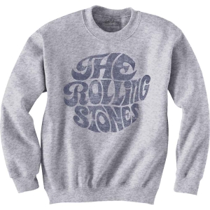 Rolling Stones - Vtge 70S Logo Uni Grey Sweatshirt  in the group MERCHANDISE / Hoodies / Pop-Rock at Bengans Skivbutik AB (5554365)