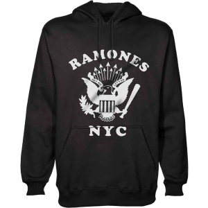 Ramones - Retro Eagle Nyc Uni Bl Hoodie  in the group MERCHANDISE / Hoodies / Punk at Bengans Skivbutik AB (5554658r)