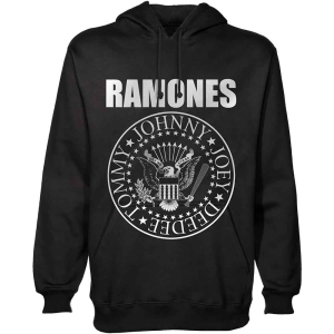 Ramones - Presidential Seal Uni Bl Hoodie  in the group MERCHANDISE / Hoodies / Punk at Bengans Skivbutik AB (5554659r)