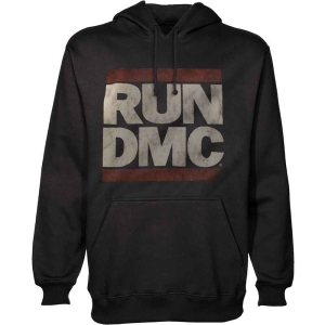 Run Dmc - Logo Uni Bl Hoodie  in the group MERCHANDISE / Hoodies / Hip Hop-Rap at Bengans Skivbutik AB (5554665r)