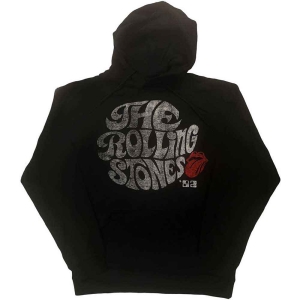 Rolling Stones - Swirl Logo  82 Uni Bl Eco Hoodie  in the group MERCHANDISE / Hoodies / Pop-Rock at Bengans Skivbutik AB (5554673r)