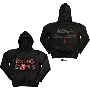 Rolling Stones - Hackney Diamonds Glass Logo Bl Hoodie  in the group MERCHANDISE / Hoodies / Pop-Rock at Bengans Skivbutik AB (5554688r)