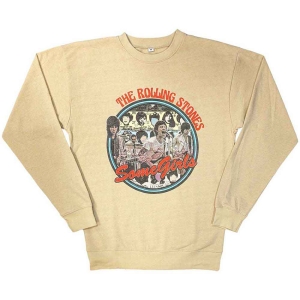 Rolling Stones - Some Girls Circle Sand Sweatshirt   in the group MERCHANDISE / Hoodies / Pop-Rock at Bengans Skivbutik AB (5554693r)