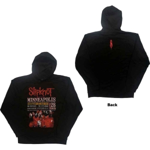 Slipknot - Minneapolis  09 Uni Bl Eco Hoodie in the group MERCHANDISE / Hoodies / Hårdrock at Bengans Skivbutik AB (5554704r)