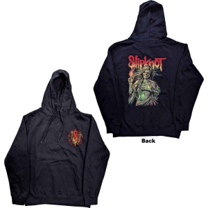 Slipknot - Burn Me Away Uni Navy Hoodie  in the group MERCHANDISE / Hoodies / Hårdrock at Bengans Skivbutik AB (5554714r)