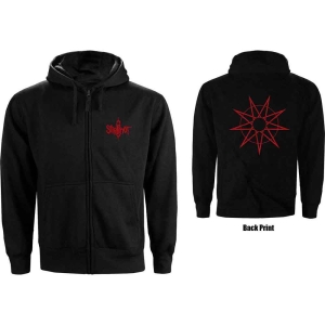 Slipknot - 9-Point Star B-Print Lady Bl Zip Hoodie in the group MERCHANDISE / Hoodies / Hårdrock at Bengans Skivbutik AB (5554715r)