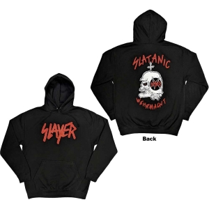 Slayer - Slatanic Uni Bl Hoodie  in the group MERCHANDISE / Hoodies / Hårdrock at Bengans Skivbutik AB (5554737r)