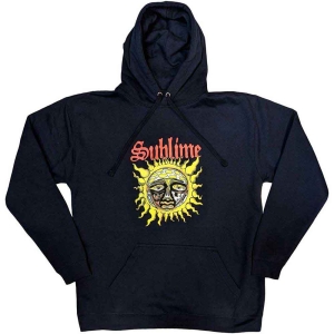 Sublime - Yellow Sun Uni Navy Hoodie  in the group MERCHANDISE / Hoodies / Punk at Bengans Skivbutik AB (5554754r)