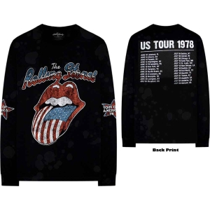 Rolling Stones - Us Tour 78 Uni Bl Longsleeve  in the group MERCHANDISE / T-shirt / Pop-Rock at Bengans Skivbutik AB (5554902r)
