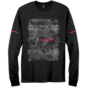 System Of A Down - Eye Collage Uni Bl Longsleeve  in the group MERCHANDISE / T-shirt / Hårdrock at Bengans Skivbutik AB (5554922r)