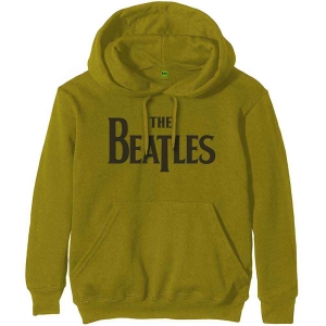 The Beatles - Drop T Logo Uni Green Hoodie in the group MERCHANDISE / Hoodies / Pop-Rock at Bengans Skivbutik AB (5555338r)