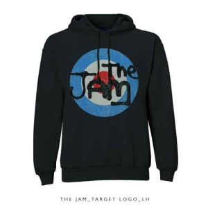The Jam - Target Logo Uni Bl Hoodie  in the group MERCHANDISE / Hoodies / Film-Musikal at Bengans Skivbutik AB (5555351r)