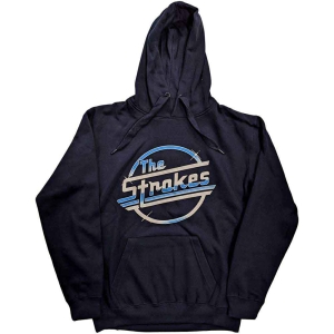 Strokes - Og Magna Uni Navy Hoodie  in the group MERCHANDISE / Hoodies / Pop-Rock at Bengans Skivbutik AB (5555360r)