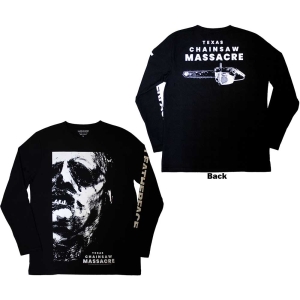 Texas Chainsaw Massacre - Leather Face Uni Bl Longsleeve  in the group MERCHANDISE / T-shirt / Hårdrock at Bengans Skivbutik AB (5555504r)