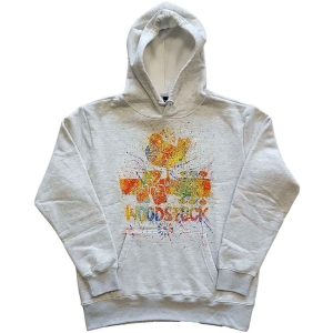 Woodstock - Splatter Uni Off Wht Hoodie  in the group MERCHANDISE / Hoodies / Pop-Rock at Bengans Skivbutik AB (5555593r)