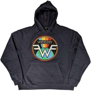 Weezer - Symbol Logo Uni Navy Hoodie  in the group MERCHANDISE / Hoodies / Pop-Rock at Bengans Skivbutik AB (5555596r)