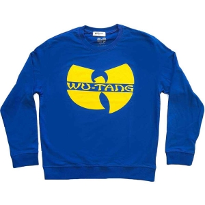 Wu-Tang Clan - Logo Uni Blue Sweatshirt  in the group MERCHANDISE / Hoodies / Hip Hop-Rap at Bengans Skivbutik AB (5555605r)