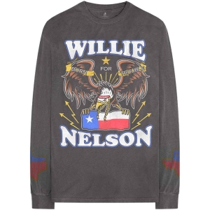 Willie Nelson - Texan Pride Uni Bl Longsleeve  in the group MERCHANDISE / T-shirt / Country at Bengans Skivbutik AB (5555679r)