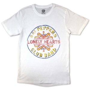 The Beatles - Painted Pepper Uni Wht T-Shirt in the group OUR PICKS / New Merch / June at Bengans Skivbutik AB (5556043r)