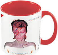 David Bowie  - Aladdin Sane Red Coloured-Inner Mug in the group MERCHANDISE / Merch / Pop-Rock at Bengans Skivbutik AB (5556237)