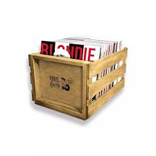 Vinyl Buddy  - Lp Wood Crate (Holds 50 Lps) in the group OTHER / Vinyltillbehör at Bengans Skivbutik AB (5556249)