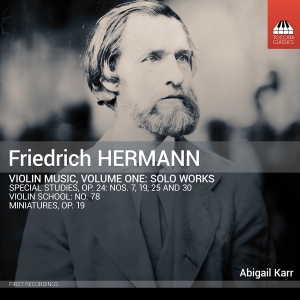 Abigail Karr - Hermann: Violin Music, Vol. 1 - Sol in the group OUR PICKS / Friday Releases / Friday the 2th august at Bengans Skivbutik AB (5557035)