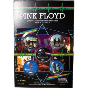 Pink Floyd - Album Cover Button Badge Pack in the group MERCHANDISE / T-shirt / Pop-Rock at Bengans Skivbutik AB (5557228)