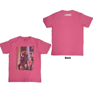 Gorillaz - The Static Channel Uni Pink T-Shirt in the group MERCHANDISE / T-shirt / Pop-Rock at Bengans Skivbutik AB (5557231r)