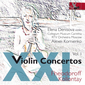 Elena Denisova - Fheodoroff/Kollontay - Violin Conce in the group CD / Klassiskt at Bengans Skivbutik AB (5557774)