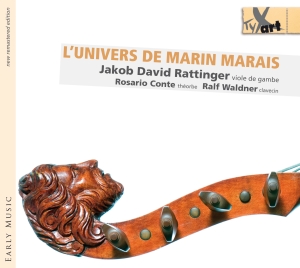 Jakob David Rattinger - The Universe Of Marin Marais in the group CD / Klassiskt at Bengans Skivbutik AB (5557825)