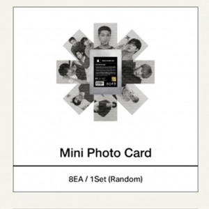 Bts - Monochrome Mini Photo Card in the group MERCHANDISE / Merch / K-Pop at Bengans Skivbutik AB (5557941)