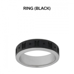 Bts - Monochrome Ring (BK_S) in the group MERCHANDISE / Merch / K-Pop at Bengans Skivbutik AB (5557944)