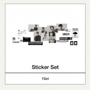 Bts - Monochrome Sticker Set in the group MERCHANDISE / Merch / K-Pop at Bengans Skivbutik AB (5557945)