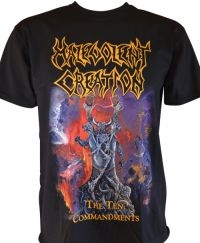 Malevolent Creation - T/S Ten Commandments (S) in the group MERCHANDISE / T-shirt / Hårdrock at Bengans Skivbutik AB (5558309)