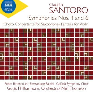 Goias Philharmonic Orchestra Neil - Claudio Santoro: Symphony No. 4 & 6 in the group OUR PICKS / Friday Releases / Friday the 27th of september 2024 at Bengans Skivbutik AB (5558393)