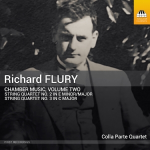 Colla Parte Quartet - Richard Flury: Chamber Music, Vol. in the group OUR PICKS / Friday Releases / Friday the 20th of september 2024 at Bengans Skivbutik AB (5558443)