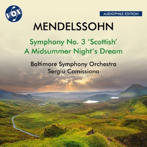 Baltimore Symphony Orchestra Sergi - Mendelssohn: Symphony No. 3, Op. 56 in the group OUR PICKS / Friday Releases / Friday the 27th of september 2024 at Bengans Skivbutik AB (5558447)