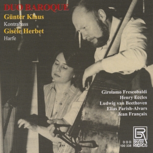 Frescobaldi/Eccles/Beethoven/Parish - Works For Double Bass & Harp in the group OUR PICKS / Christmas gift tip CD at Bengans Skivbutik AB (5562279)