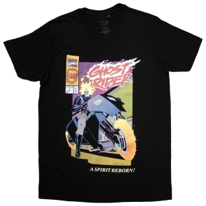 Marvel - Ghost Rider Spirit Reborn Cover Bl T-Shi in the group MERCHANDISE / T-shirt / Film-Musikal at Bengans Skivbutik AB (5562551r)